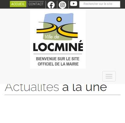 Annuaire bretagne vers le site Site officiel de la Ville de Locmin, Vie Municipale 